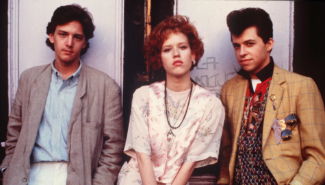 Andrew McCarthy, Molly Ringwald, and Jon Cryer in 1986’s Pretty in Pink. Photo: Courtesy of Paramount