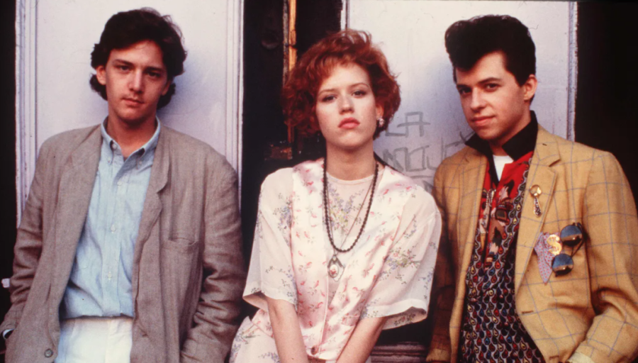 Andrew+McCarthy%2C+Molly+Ringwald%2C+and+Jon+Cryer+in+1986%E2%80%99s+Pretty+in+Pink.+Photo%3A+Courtesy+of+Paramount